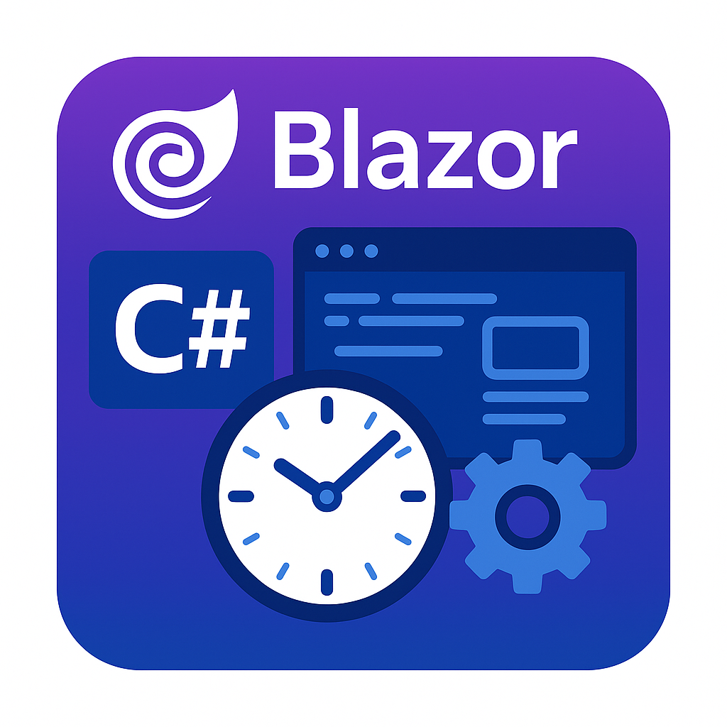 Ícone de produtividade no desenvolvimento de aplicações modernas com Blazor